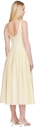 Mirror Palais Yellow Kissing Booth Midi Dress