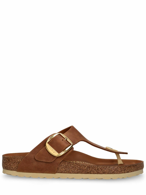 Photo: BIRKENSTOCK - Gizeh Big Buckle Oiled Leather Sandals