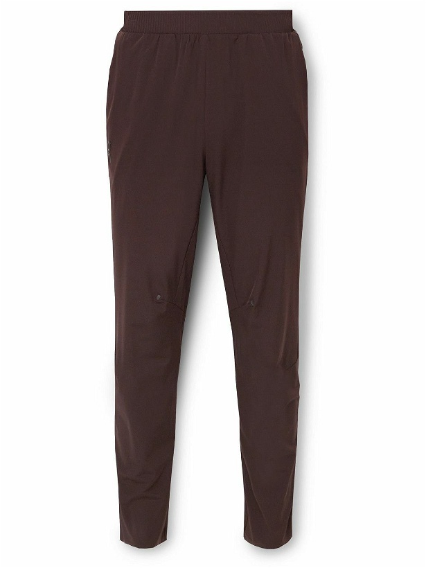 Photo: ON - Movement Tapered Stretch Recycled-Jersey Trousers - Brown