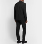 SAINT LAURENT - Black Slim-Fit Virgin Wool-Gabardine Suit - Black