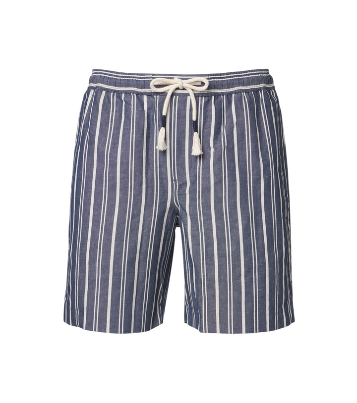 Photo: Orlebar Brown Sonoran striped linen and cotton canvas shorts