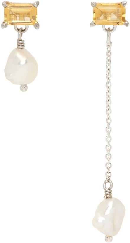 Photo: FARIS Silver Gemma Earrings