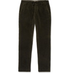 NN07 - Copenhagen Slim-Fit Cotton-Corduroy Drawstring Trousers - Green