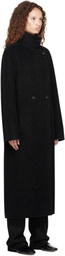 LISA YANG Black Doublé Button Coat