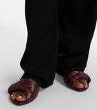 Bottega Veneta Blink 80 Intrecciato leather mules