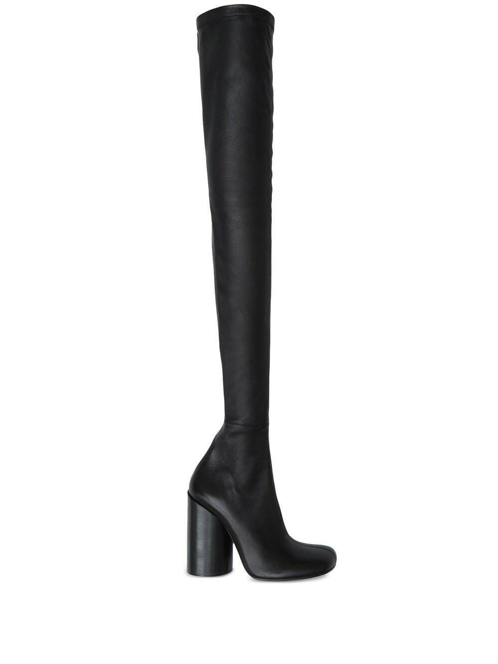 BURBERRY - Leather Over The Knee Boots Burberry