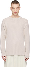 Dries Van Noten Gray Crewneck Sweater