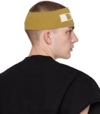 Rick Owens DRKSHDW Yellow 'DRKR' Headband