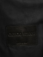 GIORGIO ARMANI Leather Zipped Jacket