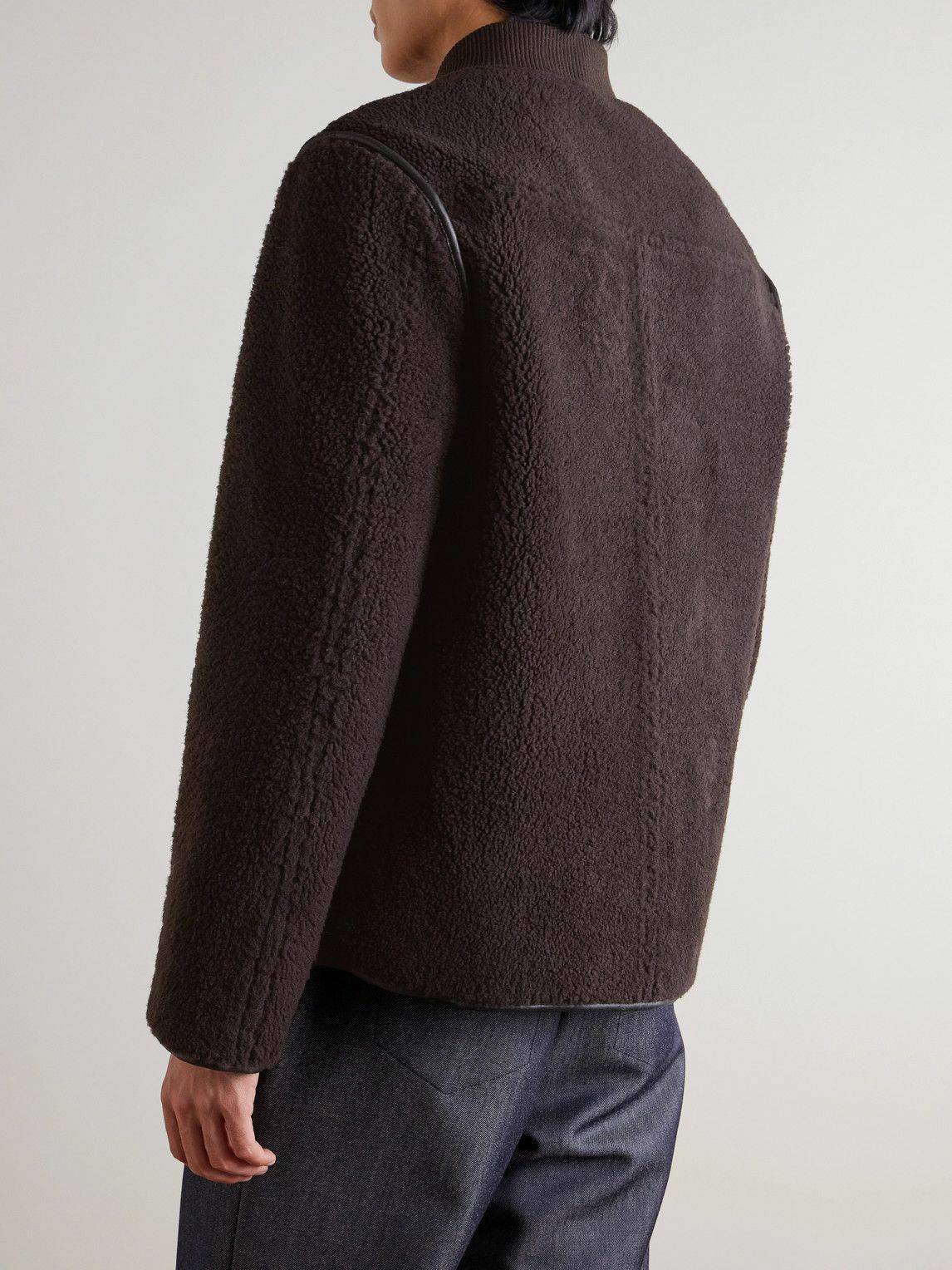 Mr P. - Reversible Shearling Jacket - Black