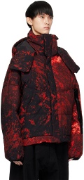 Templa Black & Red Hyperion OS Down Jacket