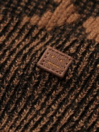 Acne Studios - Konny Logo-Jacquard Wool and Cotton-Blend Sweater Vest - Brown