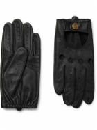 Dents - Silverstone Touchscreen Leather Driving Gloves - Black