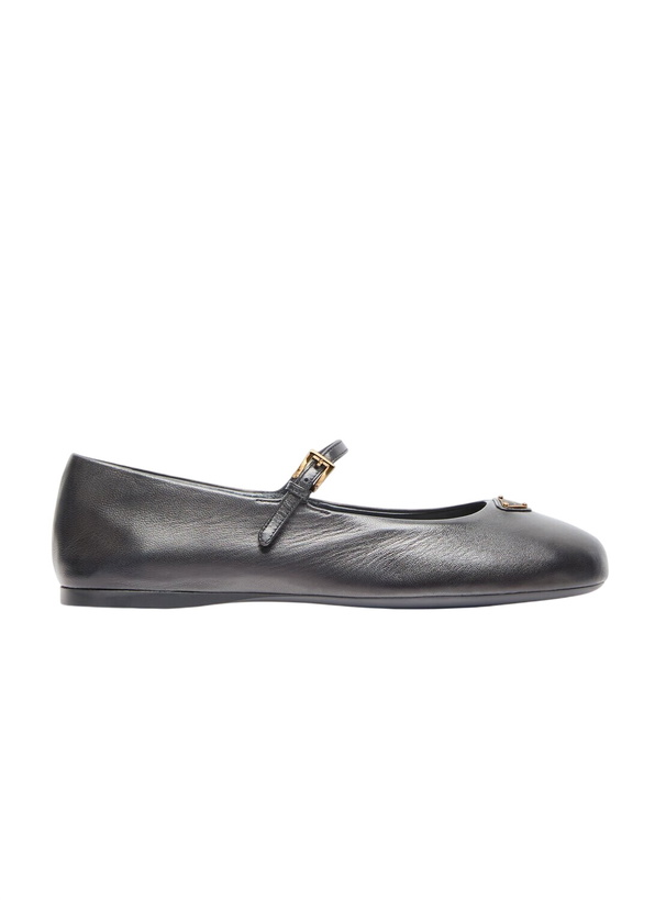 Photo: Prada Nappa Leather Ballerina Flats