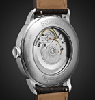 Baume & Mercier - Classima Automatic 40mm Stainless Steel and Alligator Watch, Ref. No. 10214 - White