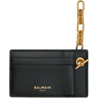 BALMAIN Black Pulse Chain Card Holder