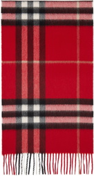 Burberry Red Check Scarf