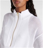 Varley Aurora cotton half-zip sweater