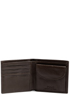 Polo Ralph Lauren Logo Leather Wallet - Brown - One Size