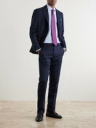 Caruso - Straight-Leg Twill Suit Trousers - Blue