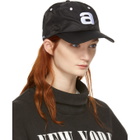 Alexander Wang Black Nylon Baseball Cap