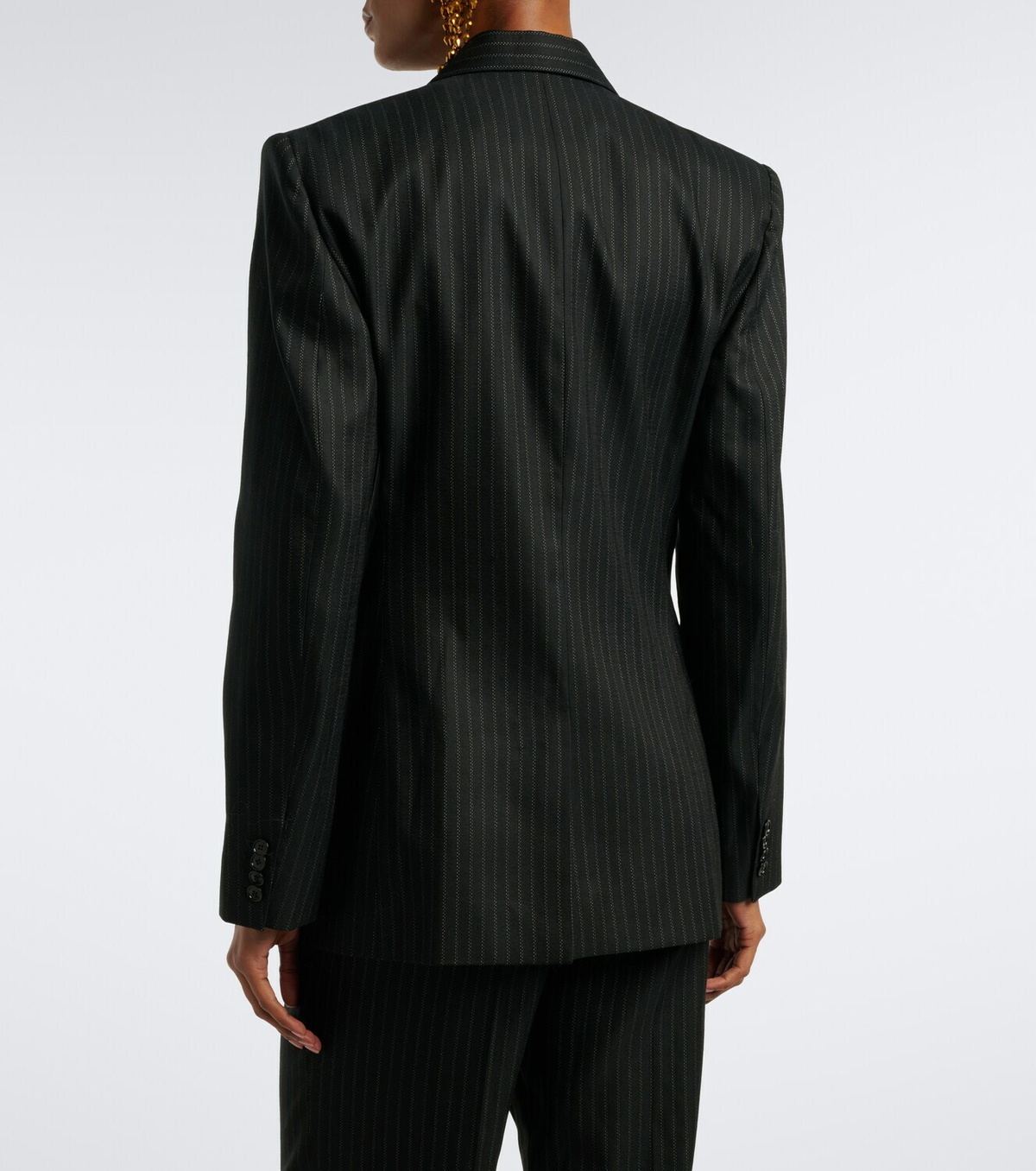 Isabel Marant Ranya pinstripe wool-blend blazer