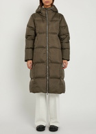 Varley Katya Hooded Padded Nylon Coat Olive