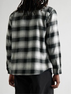 Theory - Noll Luxe Checked Cotton-Flannel Shirt - Gray