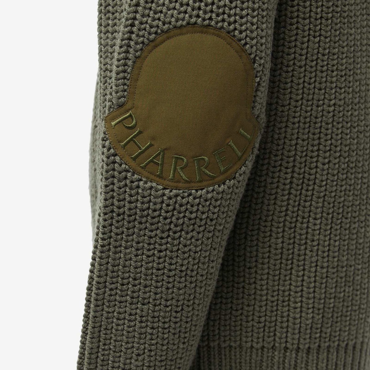 Moncler Genius x Pharrell Williams Quarter Zip in Dark Green Moncler Genius x Pharrell Williams Quarter Zip in Dark Green