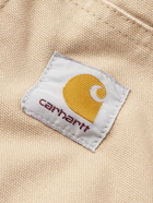 Carhartt WIP - OG Active Logo-Appliquéd Padded Cotton-Canvas Hooded Jacket - Neutrals