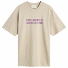 Café Mountain Men's Soundsystem T-Shirt in Vintage Heather And Lupin