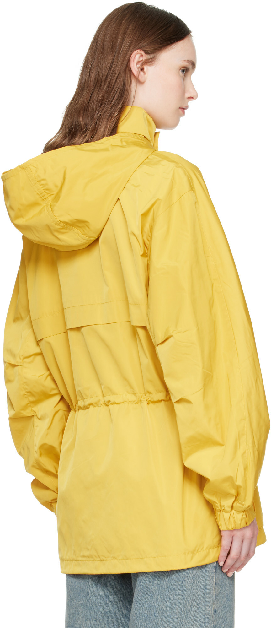 A.P.C. Yellow Valery Windbreaker Parka Jacket
