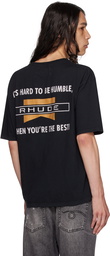 Rhude Black 'Hard To Be Humble' T-Shirt