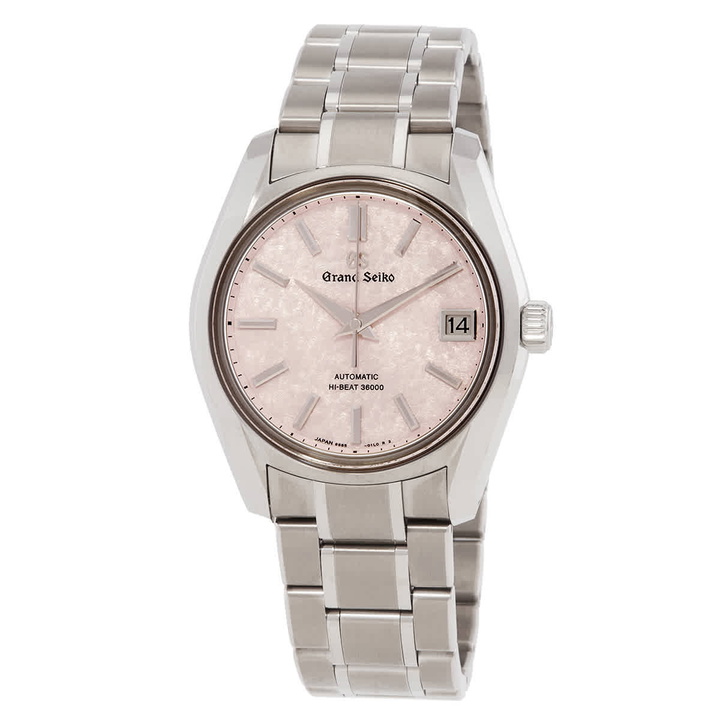 Photo: Grand Seiko Heritage ''Sakura-Kakushi'' Automatic Pink Dial Ladies Watch SBGH341G