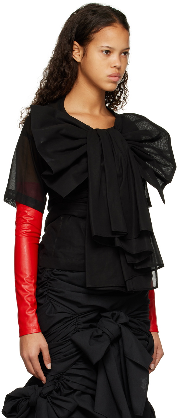 tao Black Layered T-Shirt
