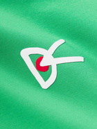 DISTRICT VISION - Deva Logo-Print Stretch-Jersey T-Shirt - Green