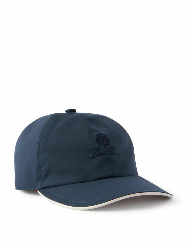 Photo: Loro Piana - Logo-Embroidered Storm System® Shell Baseball Cap - Blue