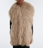 Yves Salomon Shearling vest