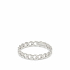 Miansai Men's Cuban Link Ring in Silver