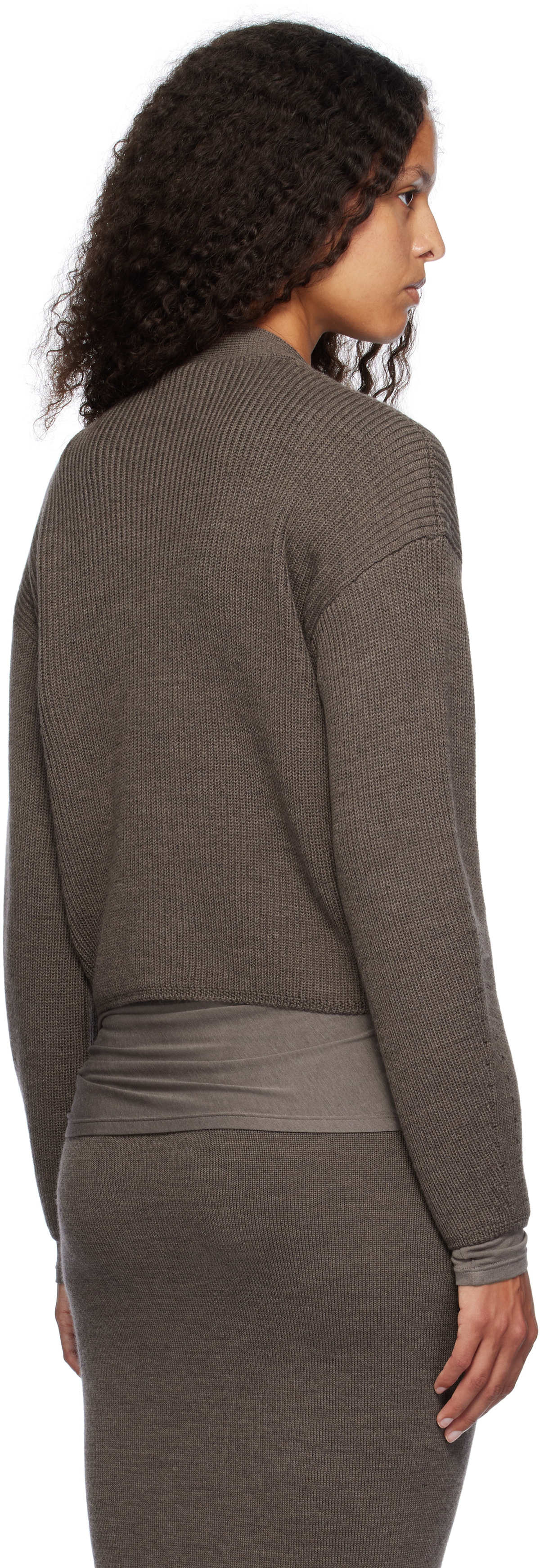 Max Mara Leisure Brown York Cardigan