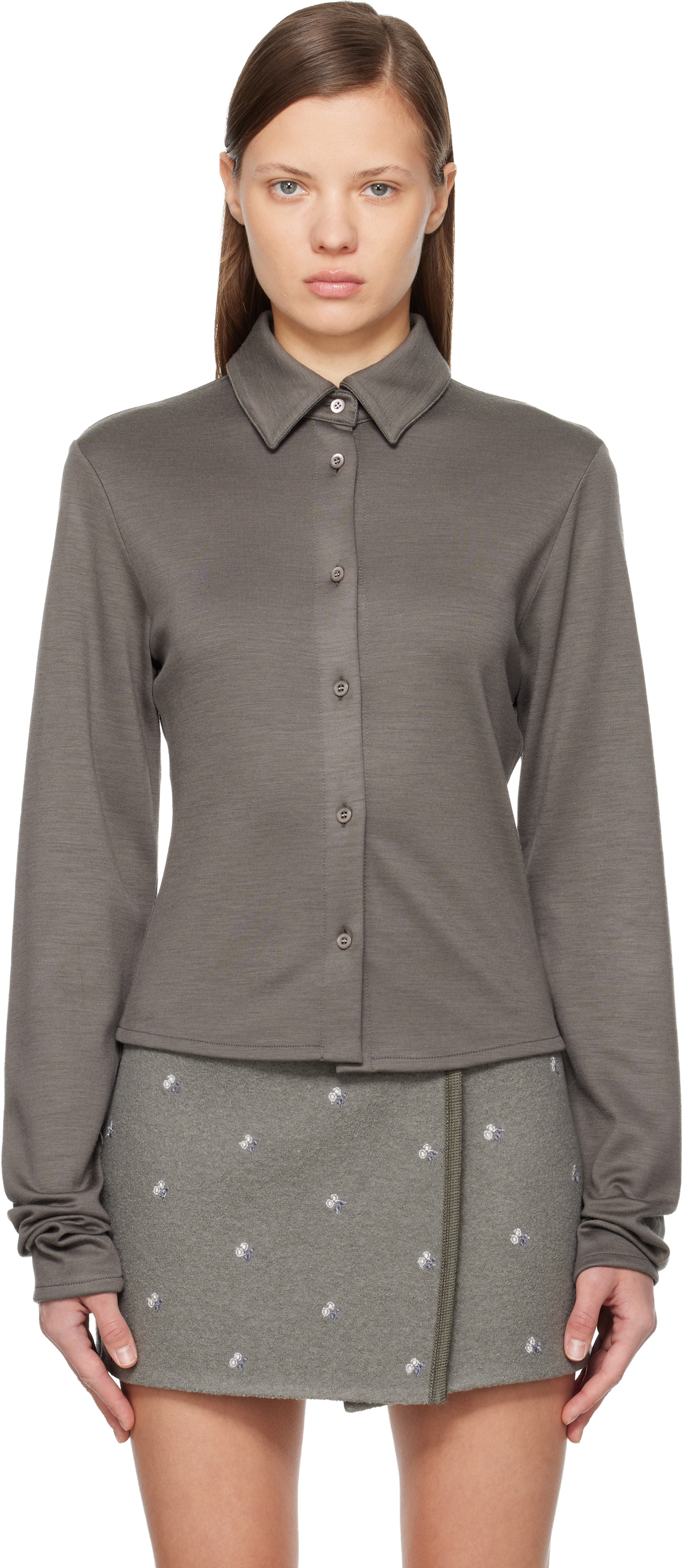 Rier Gray Polar Shirt