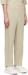 HOMME PLISSÉ ISSEY MIYAKE Beige Monthly Color March Trousers