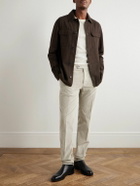 Incotex - Straight-Leg Cotton-Blend Corduroy Trousers - Neutrals