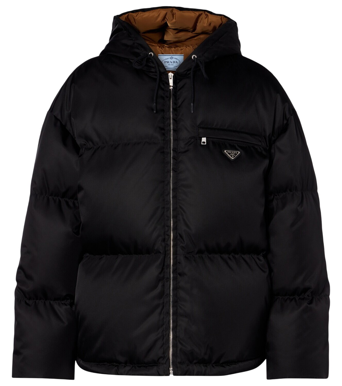 Prada Black Long Buttons Down Jacket Prada