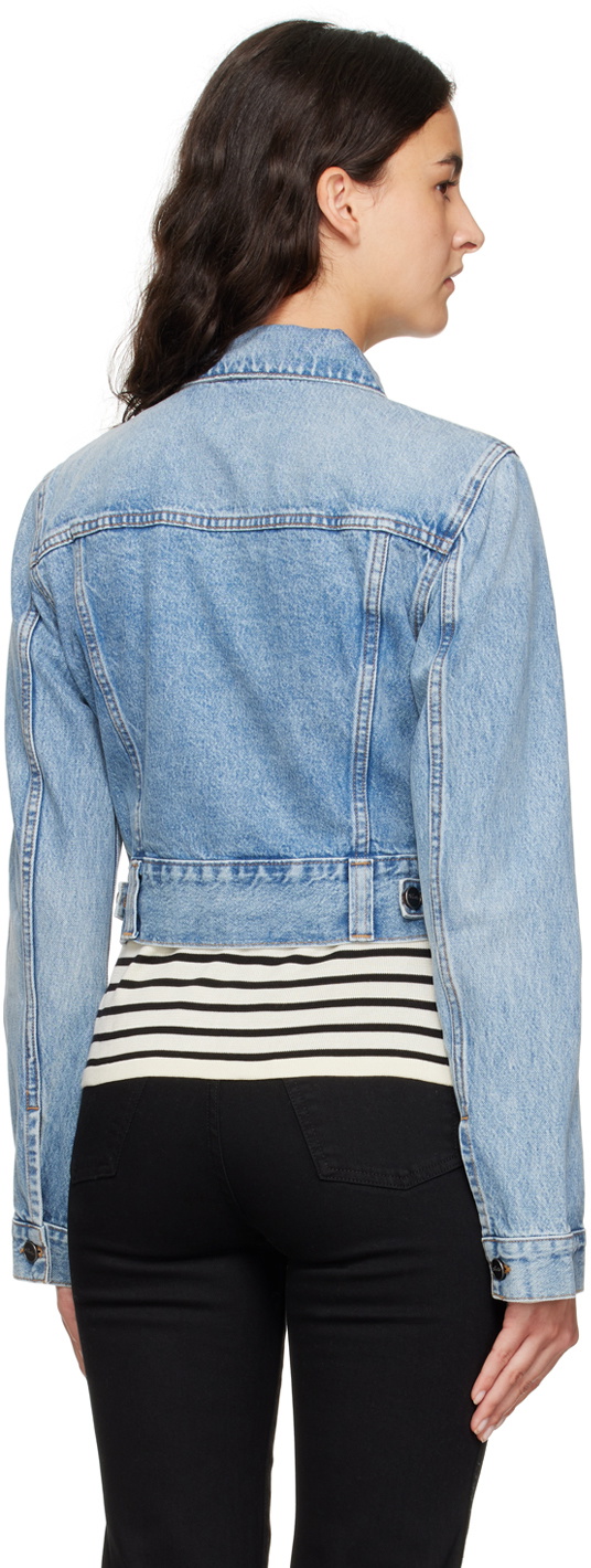 KHAITE Blue 'The Rizzo' Denim Jacket Khaite