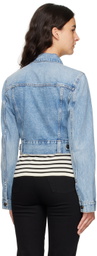 KHAITE Blue 'The Rizzo' Denim Jacket