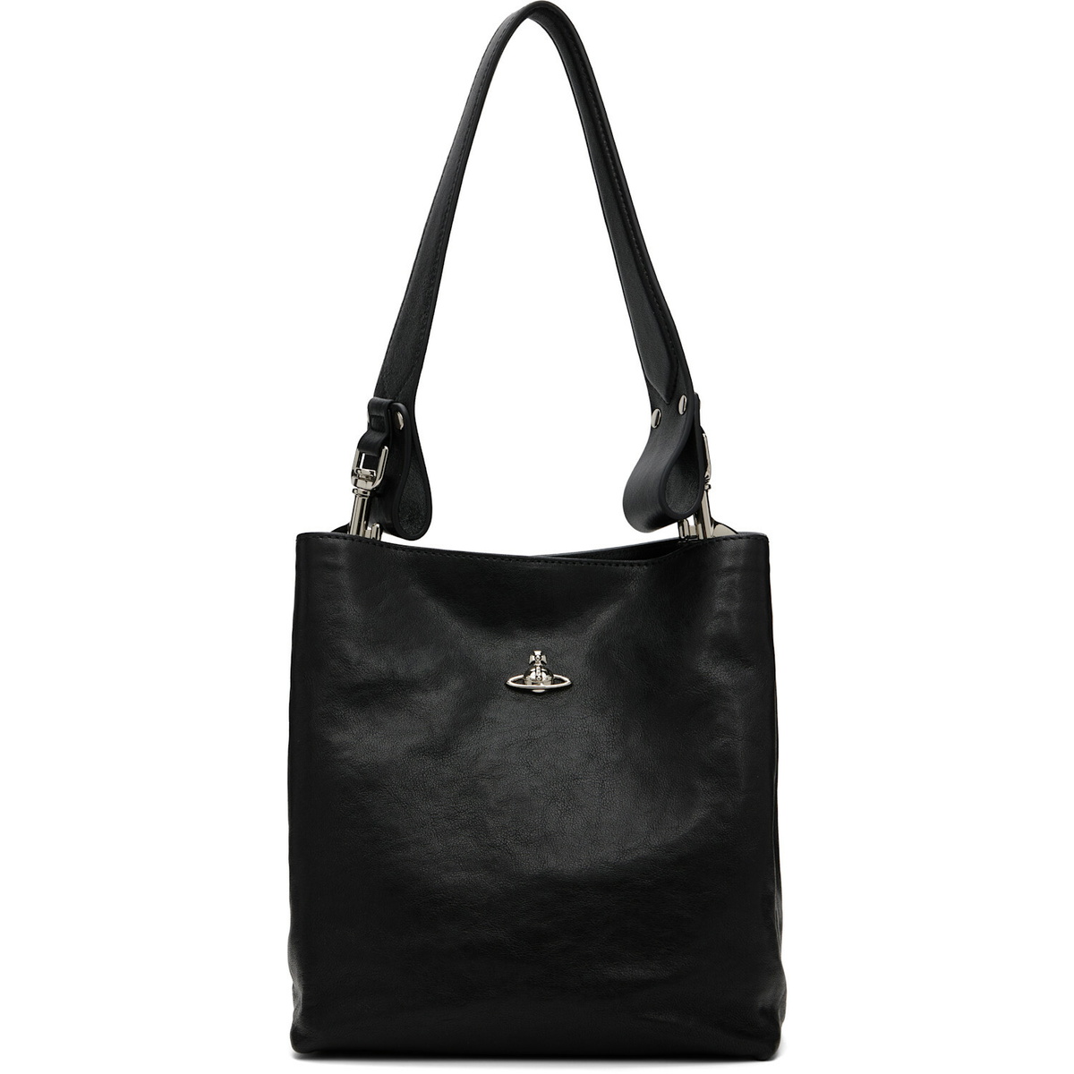 Vivienne Westwood Black Lottie Small Shoulder Bag