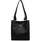 Vivienne Westwood Black Lottie Small Shoulder Bag