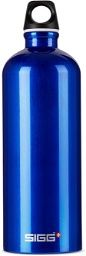 SIGG Blue Aluminum Traveller Classic Bottle, 1 L