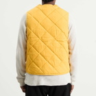 Drake's Men's x Nanga Quilted Vest in Mustard